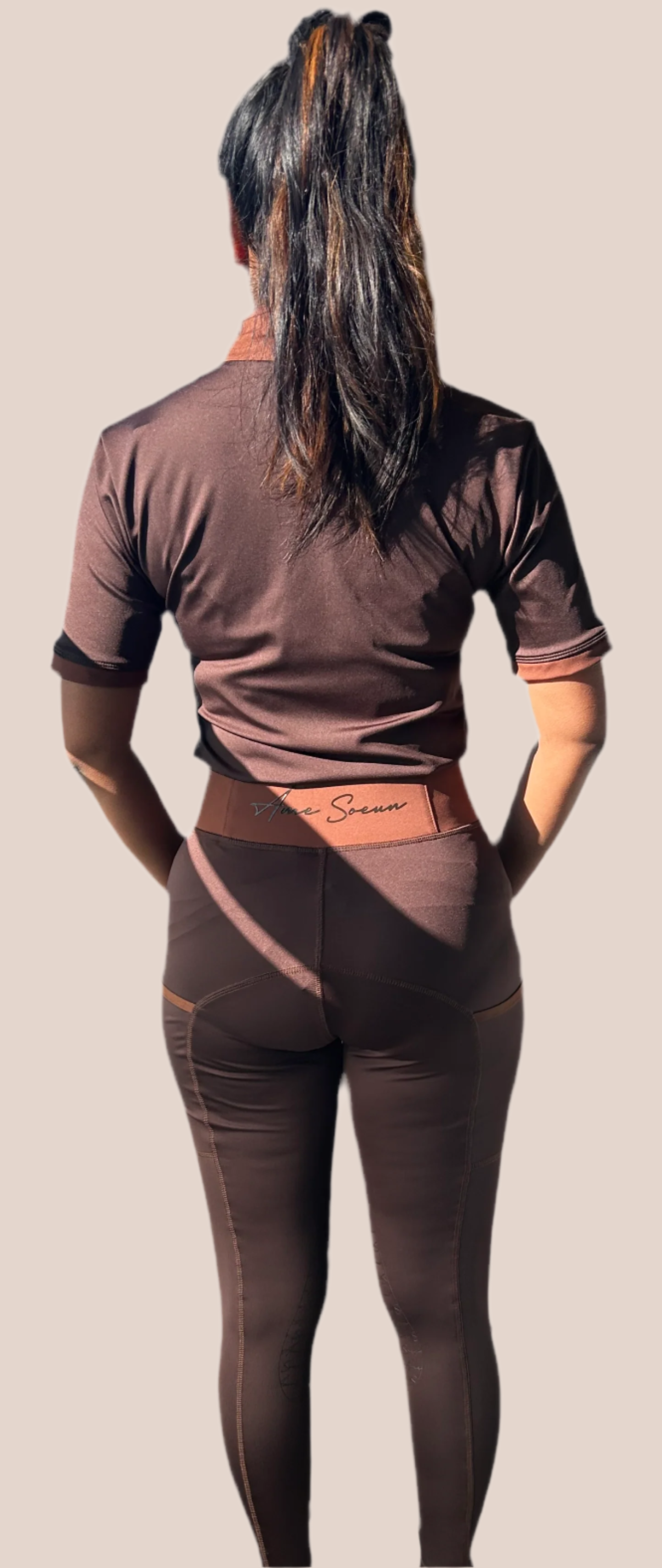 Cocoa High Waisted Riding Leggings - With Silicone Knee Grips