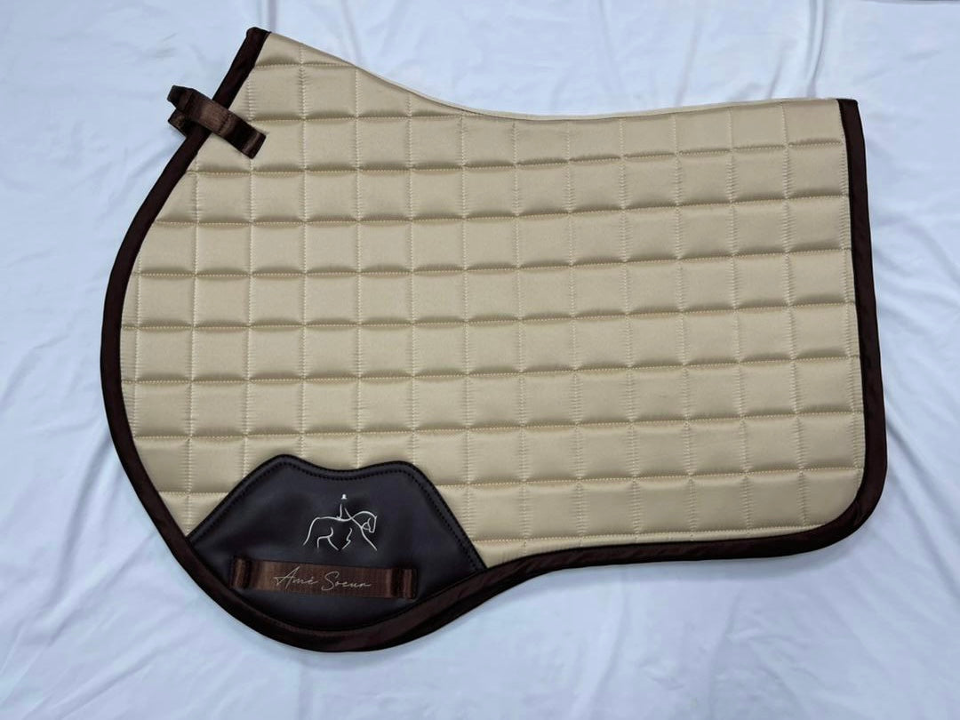 White Mocha Saddle Pad